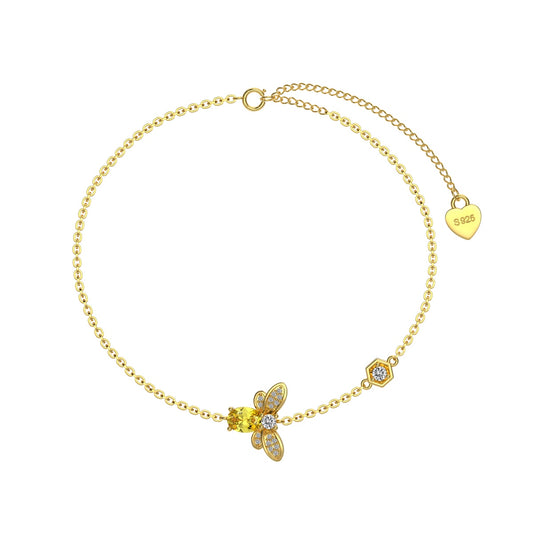 Solessa gold honeybee bracelet