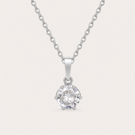 Etoile Solitaire Pendant