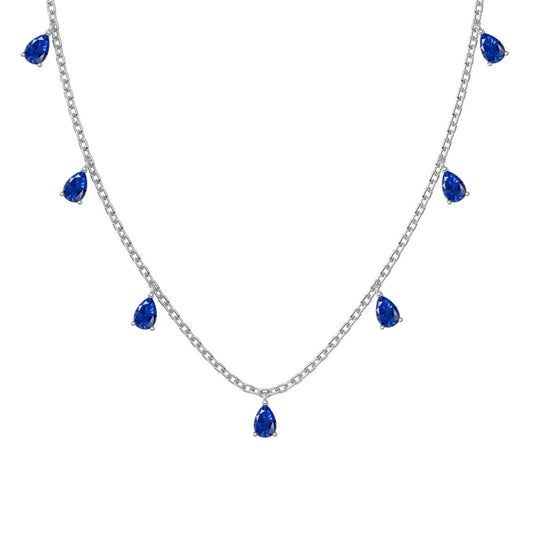 Elvenia blue drop necklace-OrifineJewels