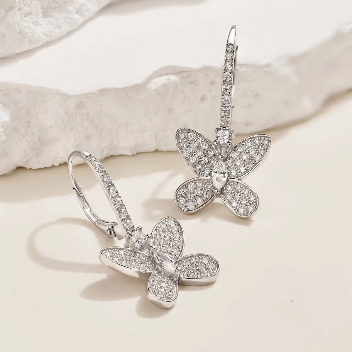 Aerina butterfly drop earring-OrifineJewels