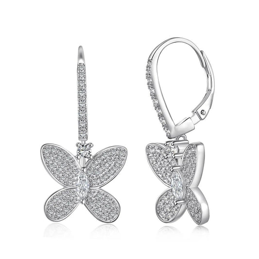 Aerina butterfly drop earring-OrifineJewels