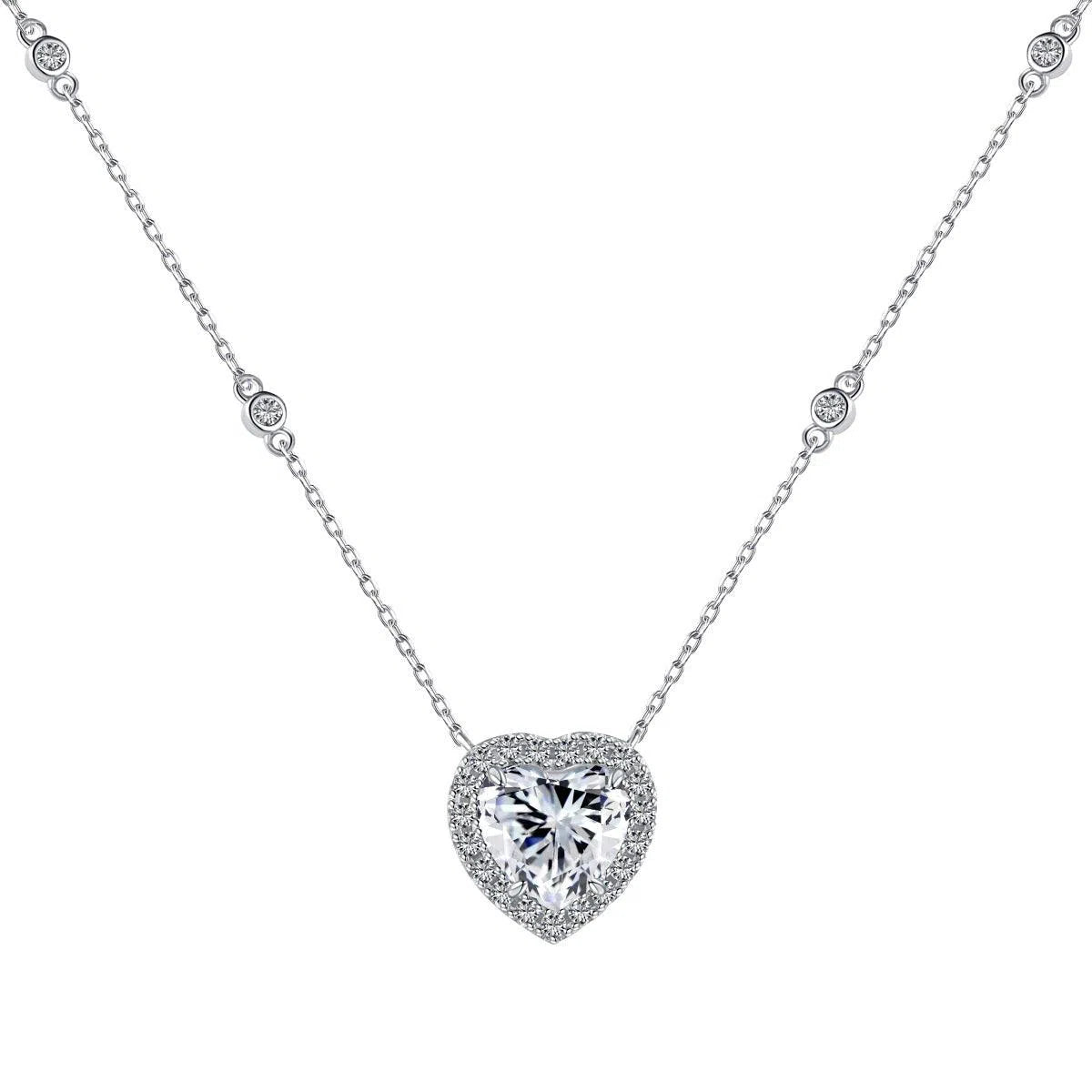 Astrid crystal heart pendant-OrifineJewels