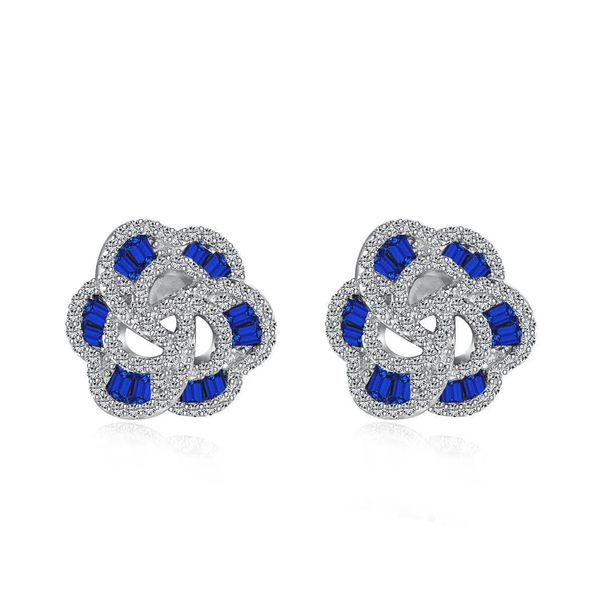 Aurora blue studs-OrifineJewels