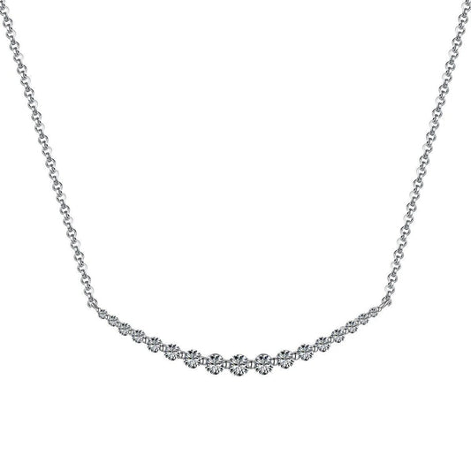 Cyra silver necklace-OrifineJewels