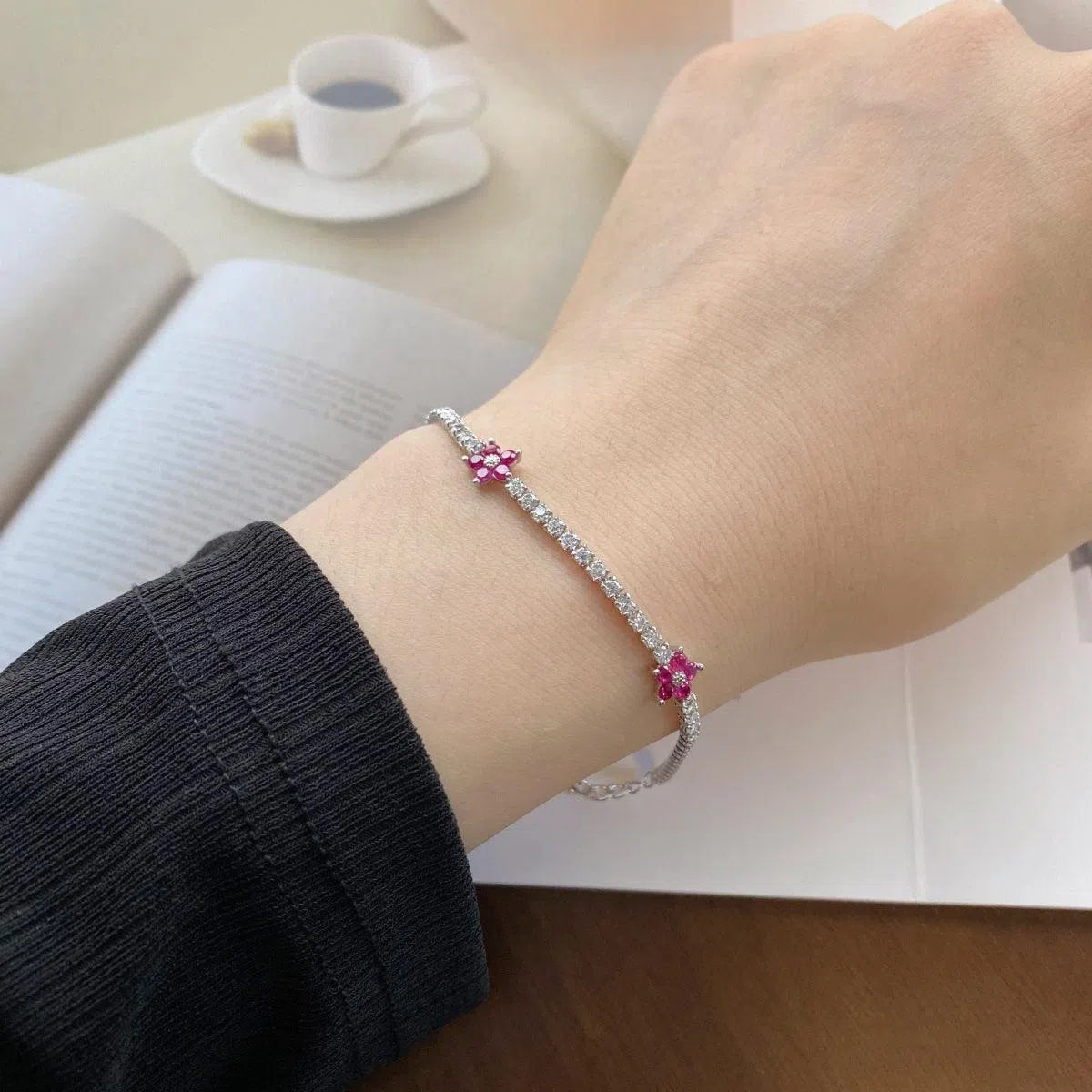 Elara pink bracelet-OrifineJewels