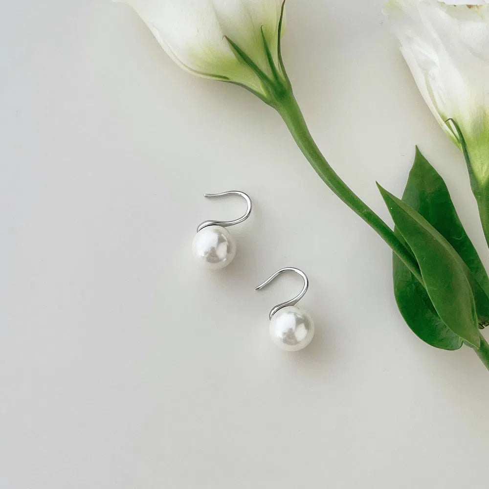 Eldora pearl drop earring-OrifineJewels