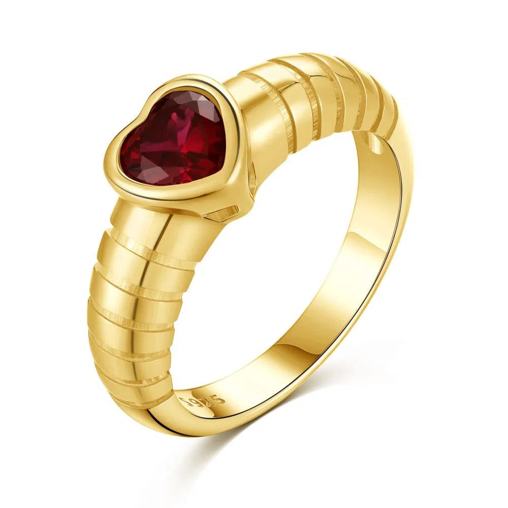 Elowen red cocktail ring-OrifineJewels