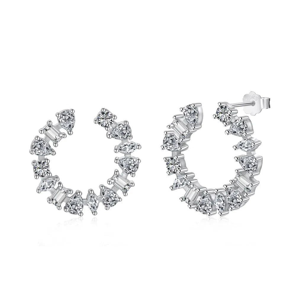 Eluna round clip earring-OrifineJewels