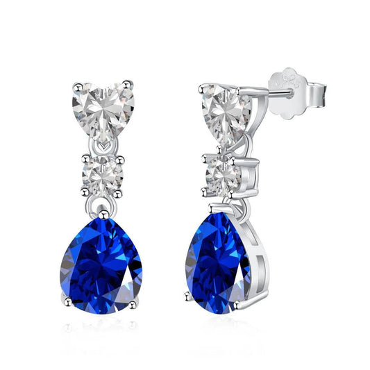 Elysara blue drop earring-OrifineJewels