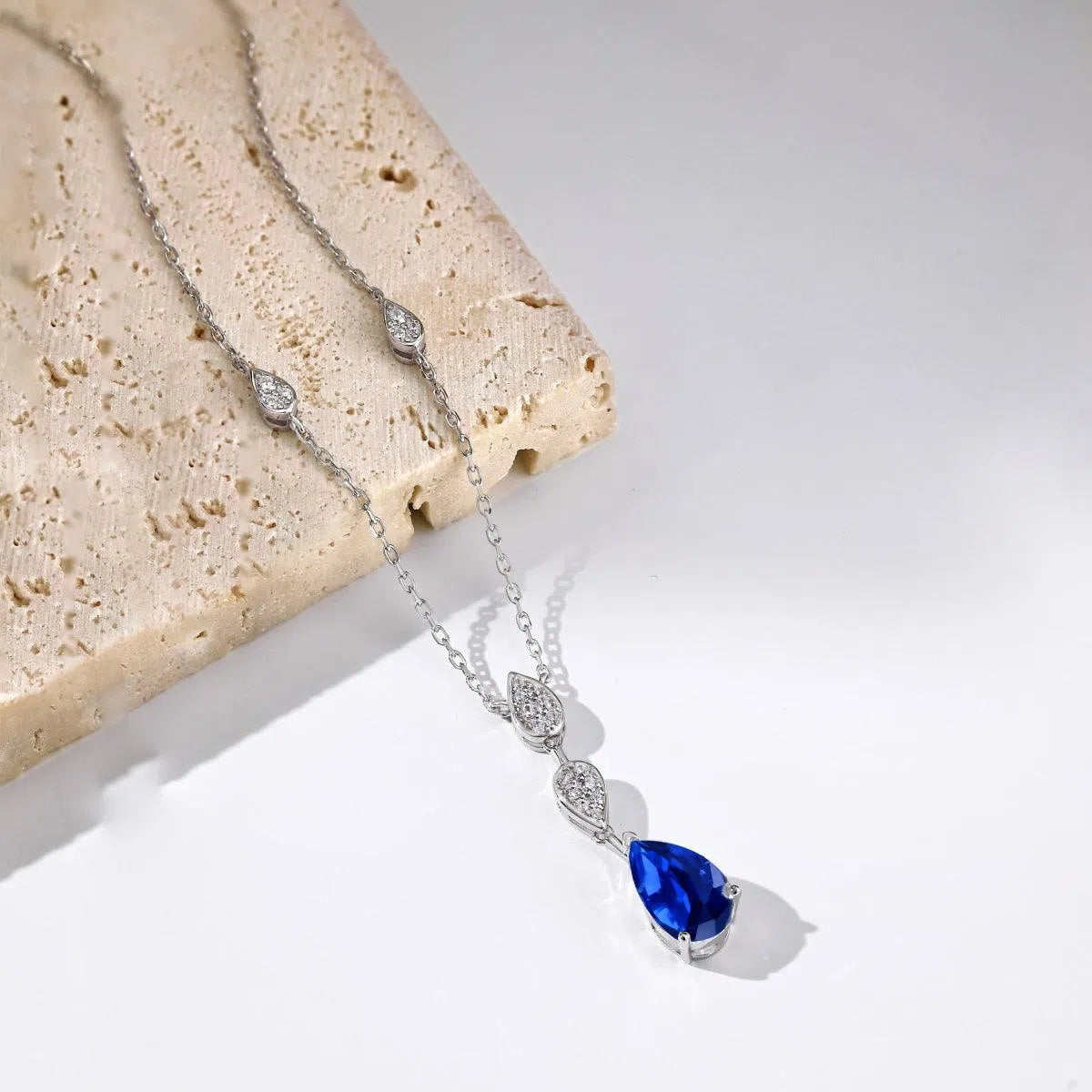 Elysara blue drop pendant-OrifineJewels