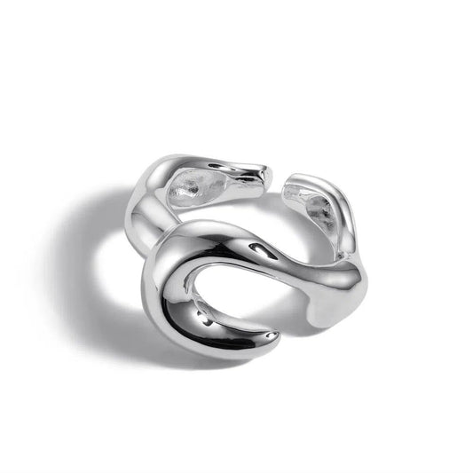 Elysia abstract adjustable ring-OrifineJewels