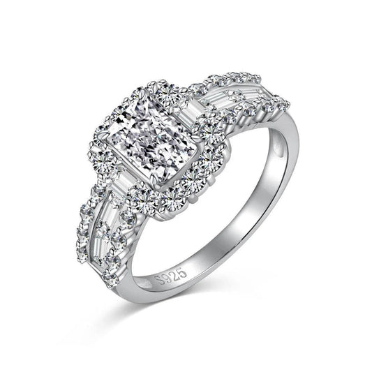 Evanya halo ring-OrifineJewels