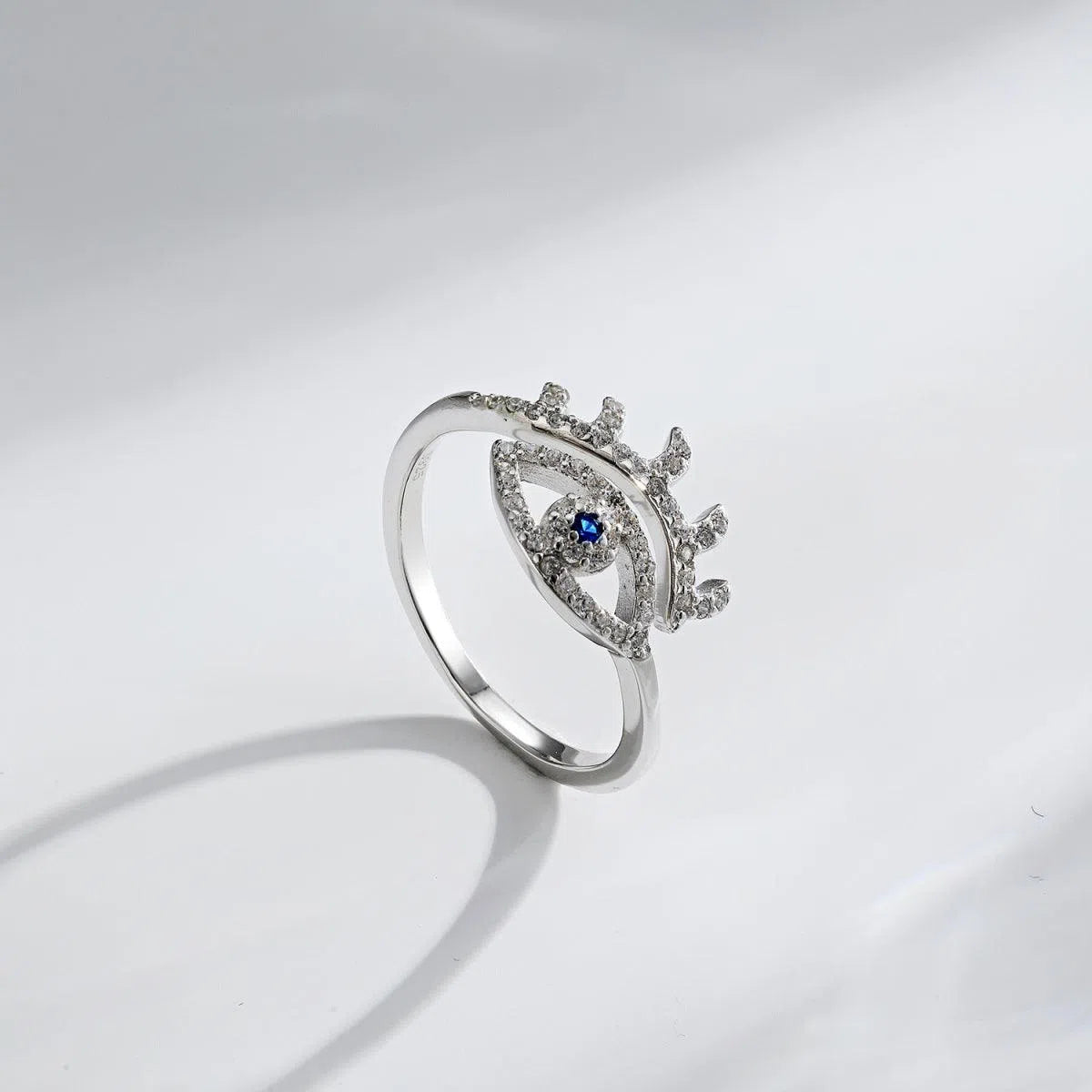 Evil eye band ring-OrifineJewels