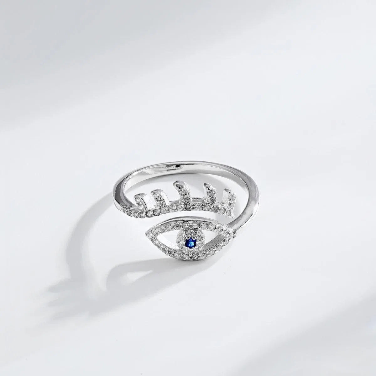 Evil eye band ring-OrifineJewels