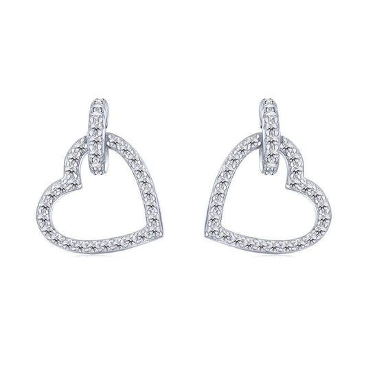 Hearts clip earring-OrifineJewels