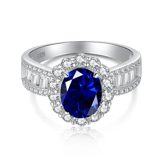 Iris blue band ring-OrifineJewels