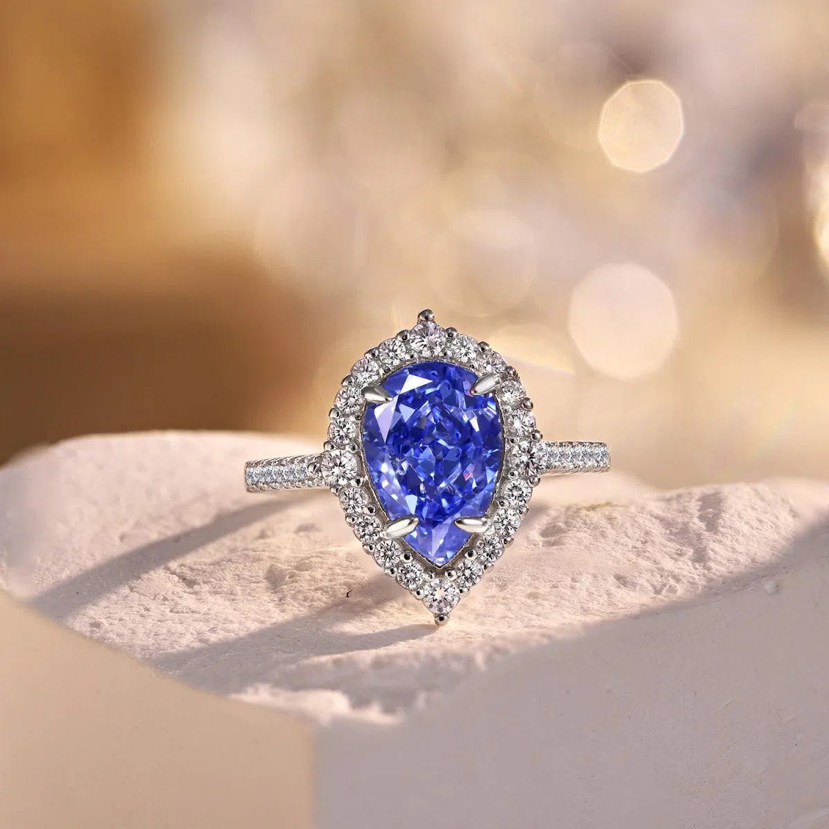 Iris tanzanite motif ring-OrifineJewels