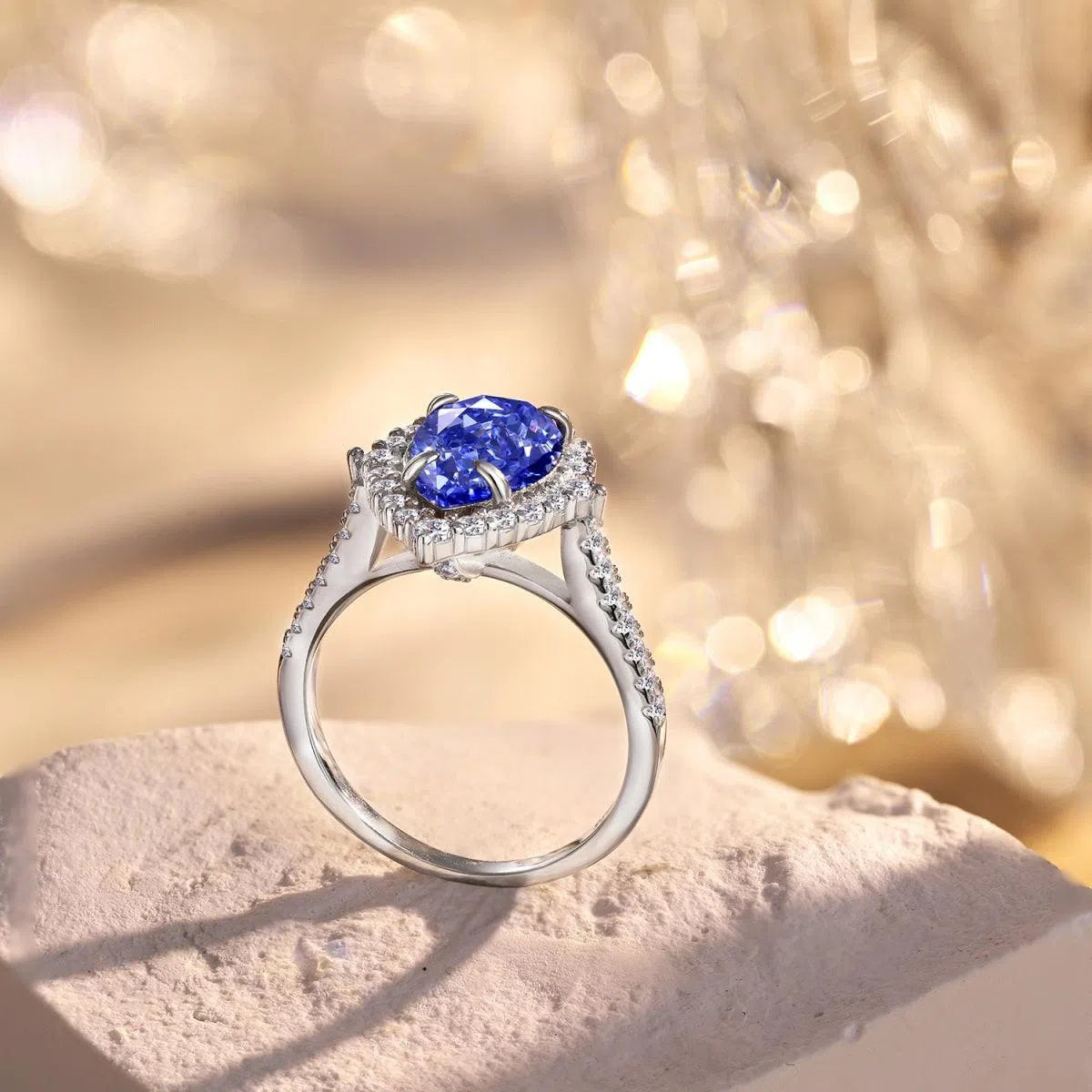 Iris tanzanite motif ring-OrifineJewels