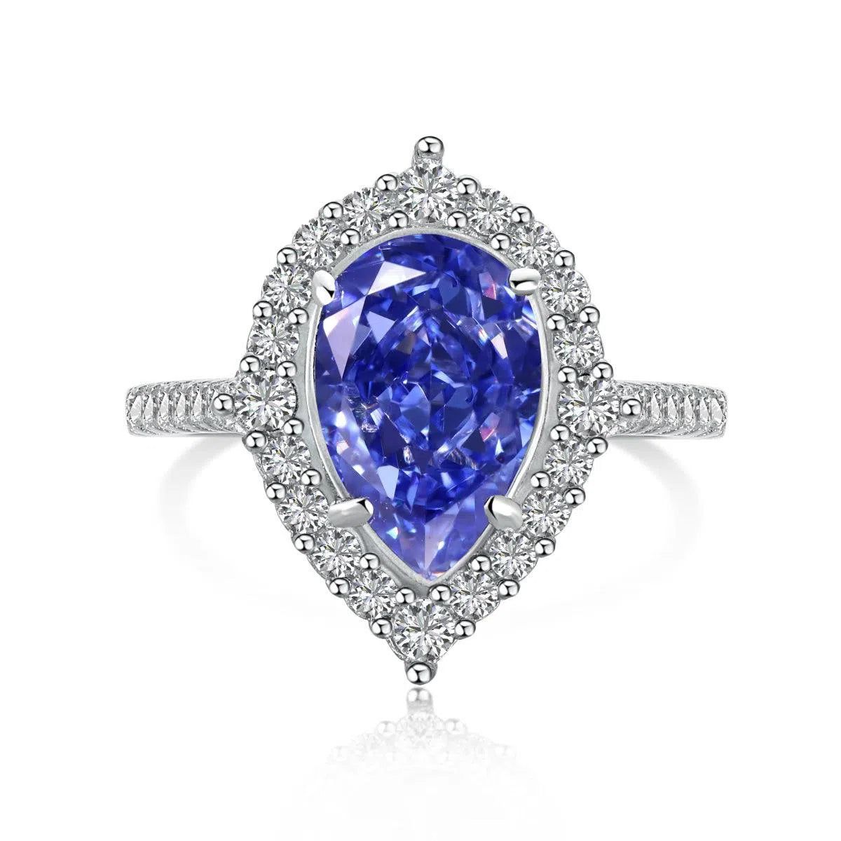 Iris tanzanite motif ring-OrifineJewels