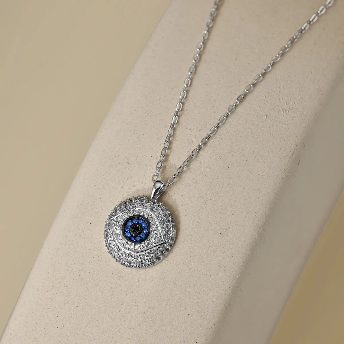 Leora evil eye pendant-OrifineJewels