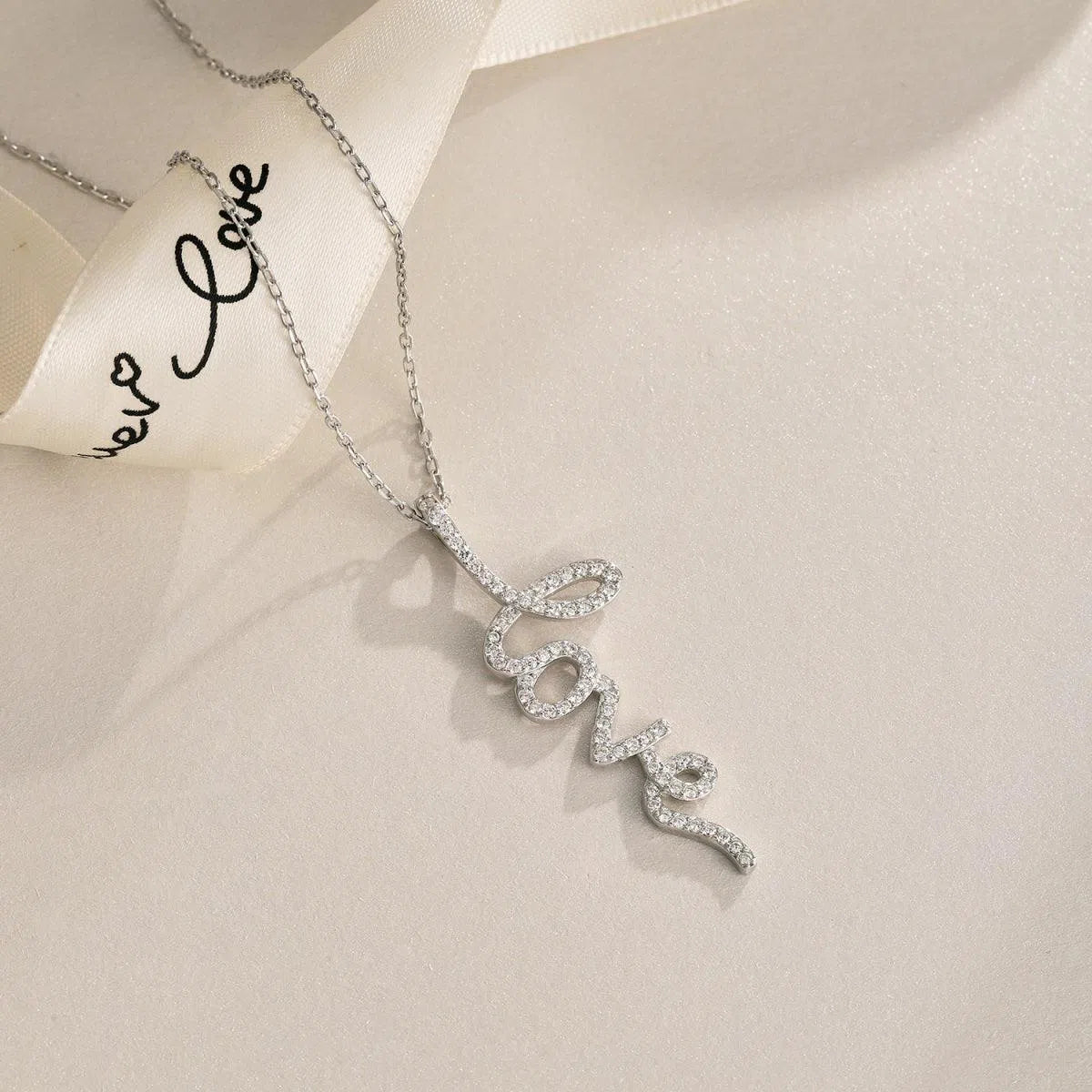 Love silver pendant-OrifineJewels