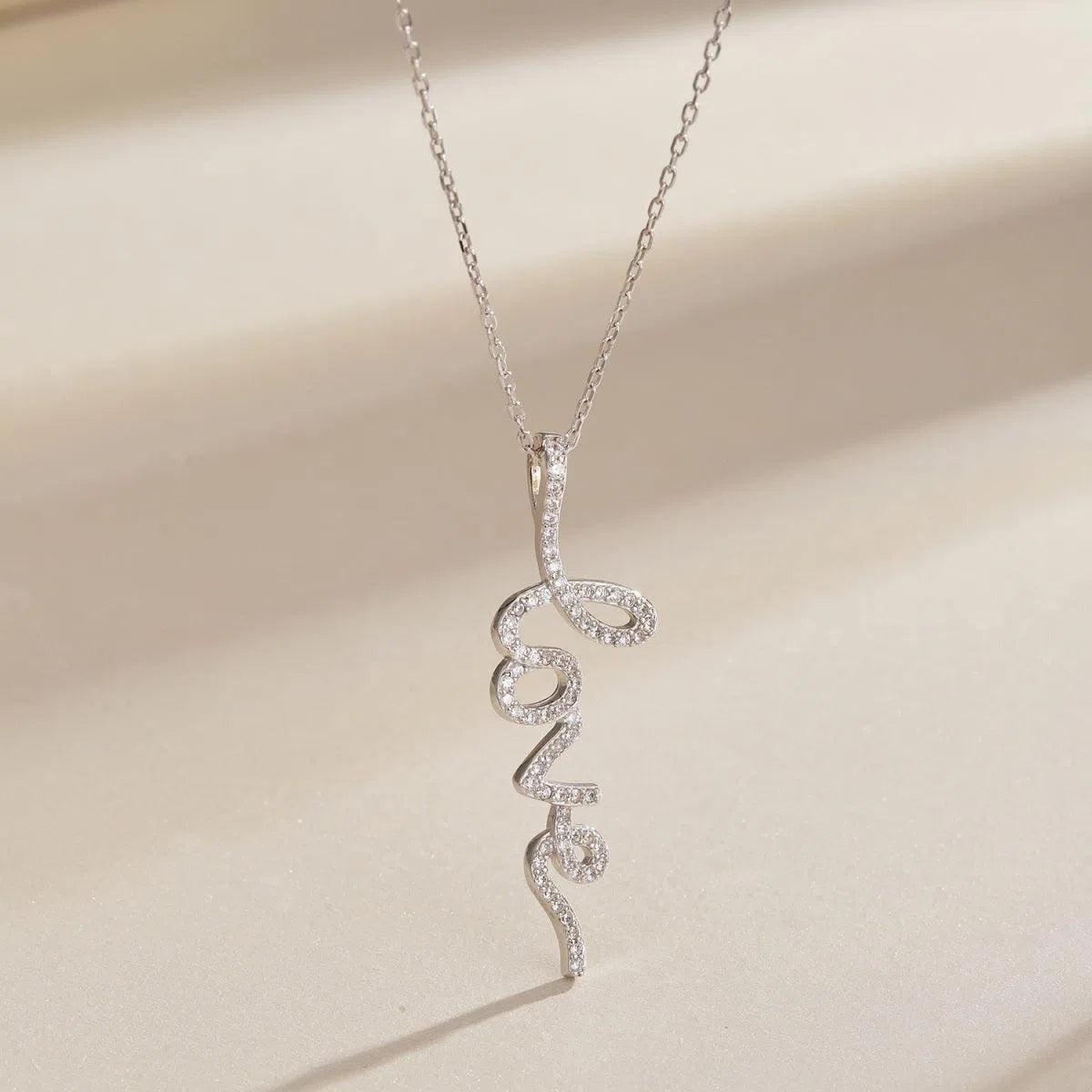 Love silver pendant-OrifineJewels