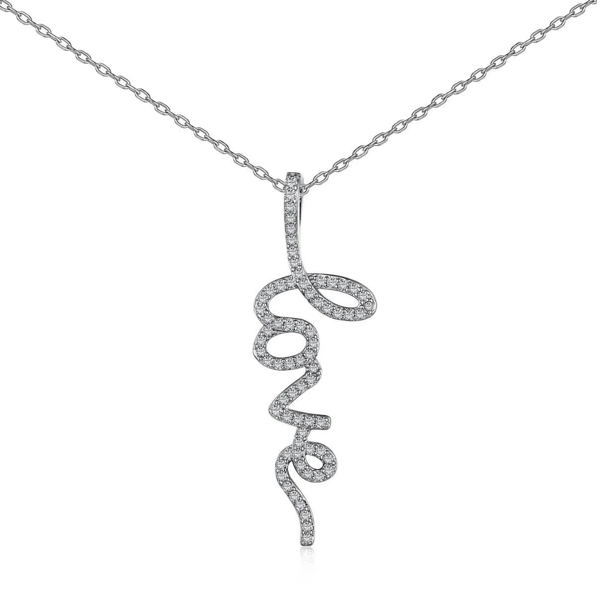 Love silver pendant-OrifineJewels