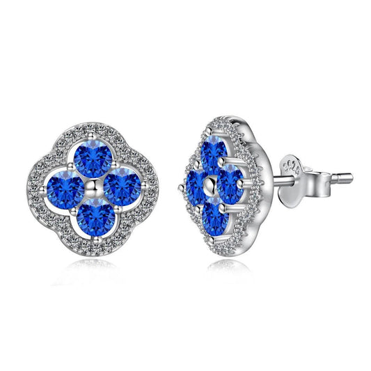 Mirabella deep blue studs-OrifineJewels