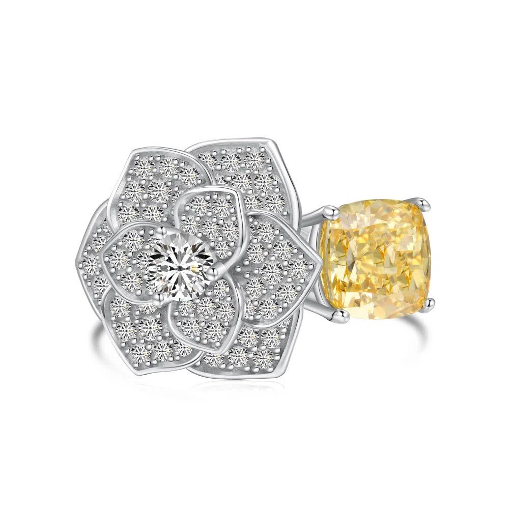 Mirella yellow motif ring-OrifineJewels