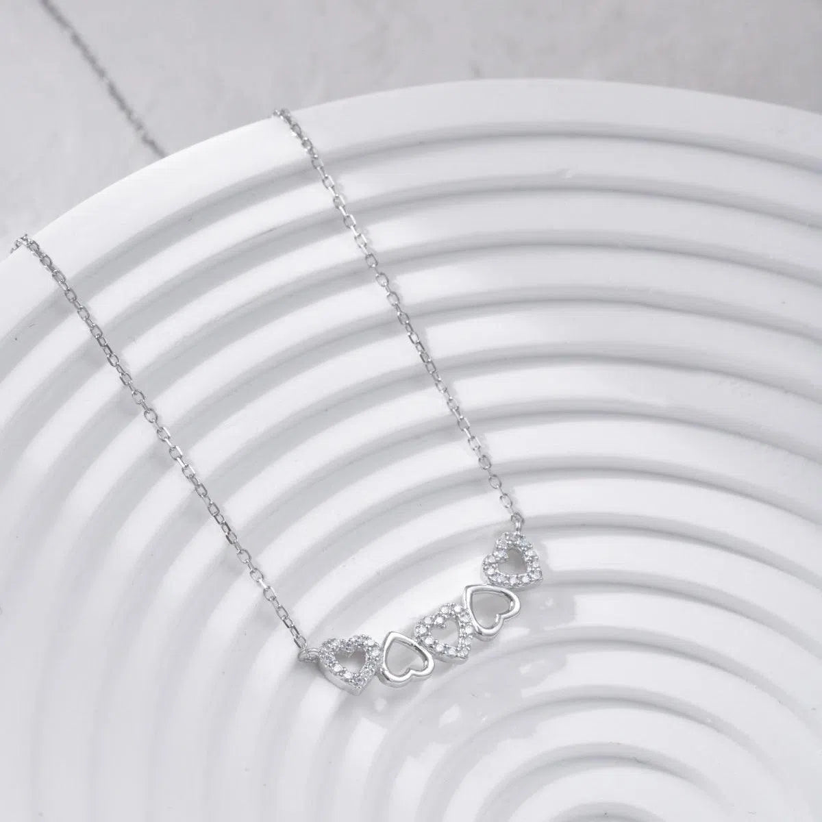 Much love hearts necklace-OrifineJewels