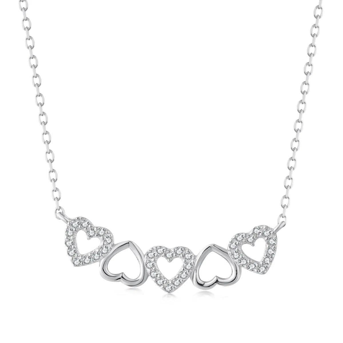 Much love hearts necklace-OrifineJewels