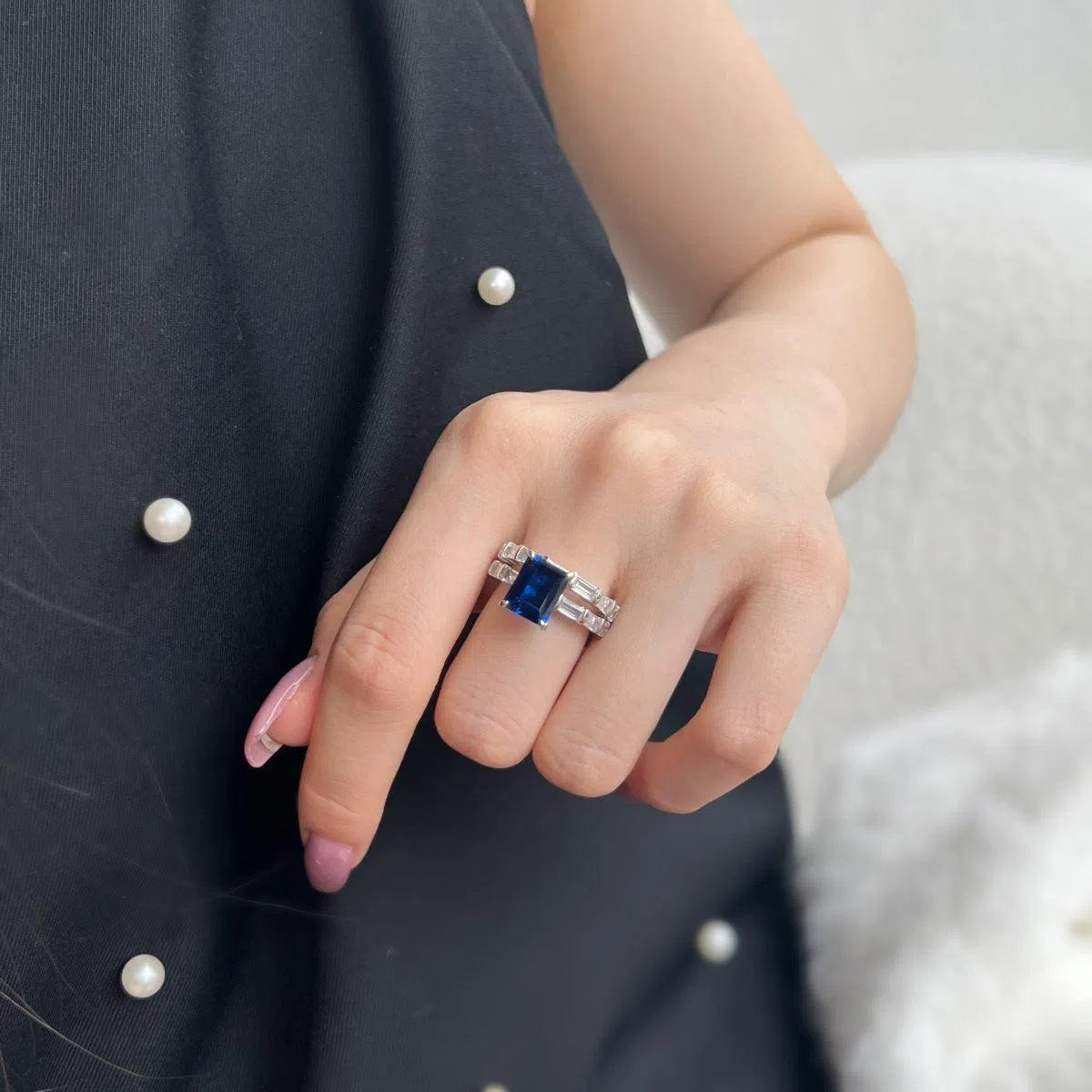 Nebula kira blue motif ring-OrifineJewels