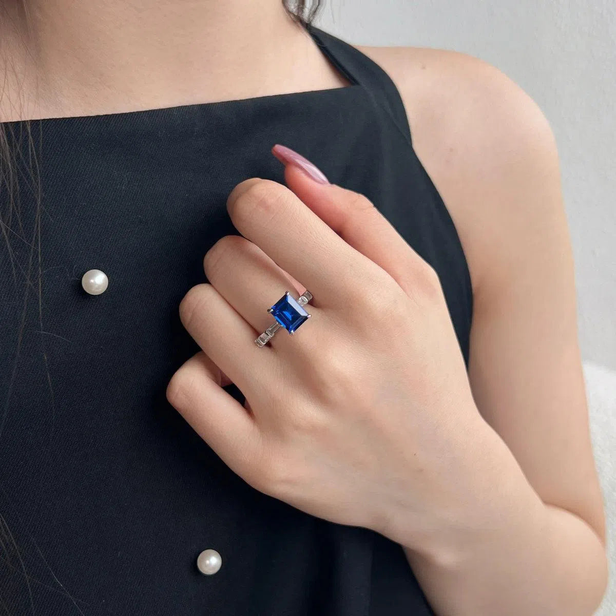 Nebula kira blue motif ring-OrifineJewels