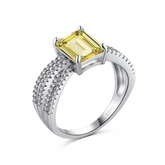 Nebula yellow motif ring-OrifineJewels