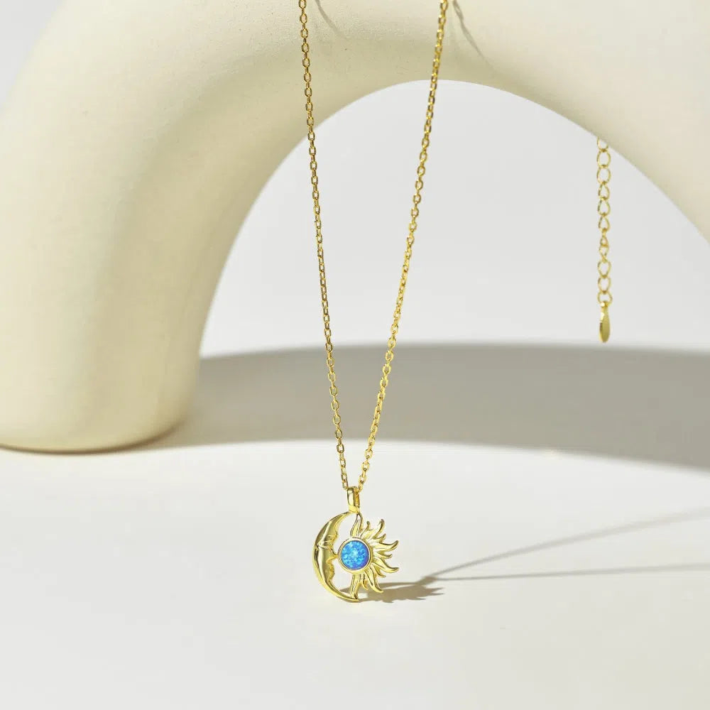 Nivara blue opal pendant-OrifineJewels