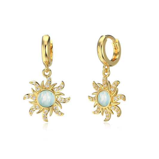 Nivara opal sun drop earring-OrifineJewels