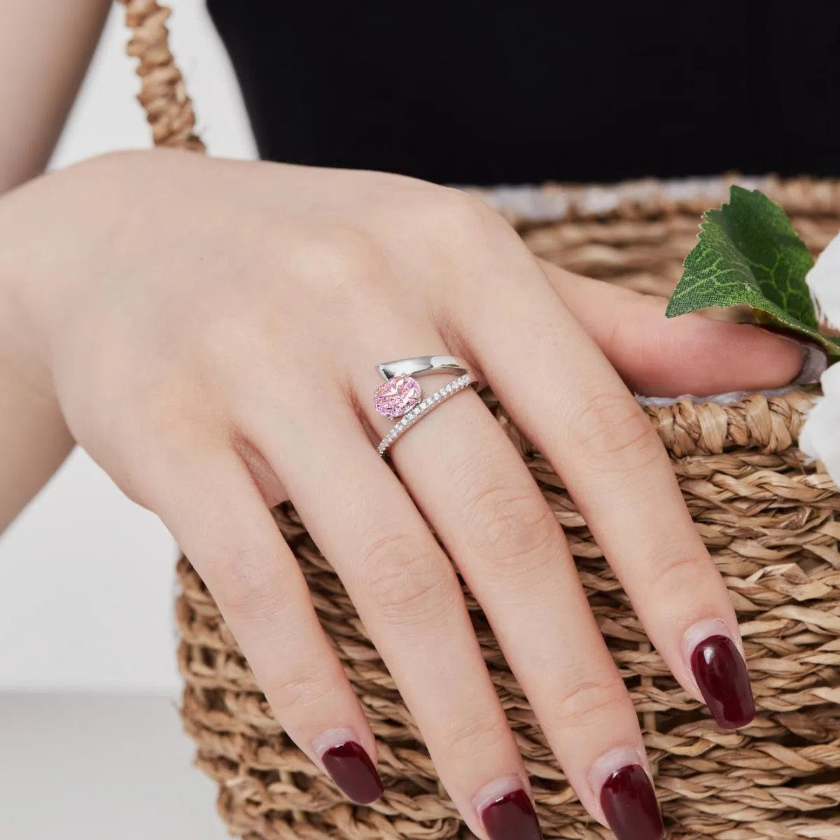 Nyria pink ring-OrifineJewels