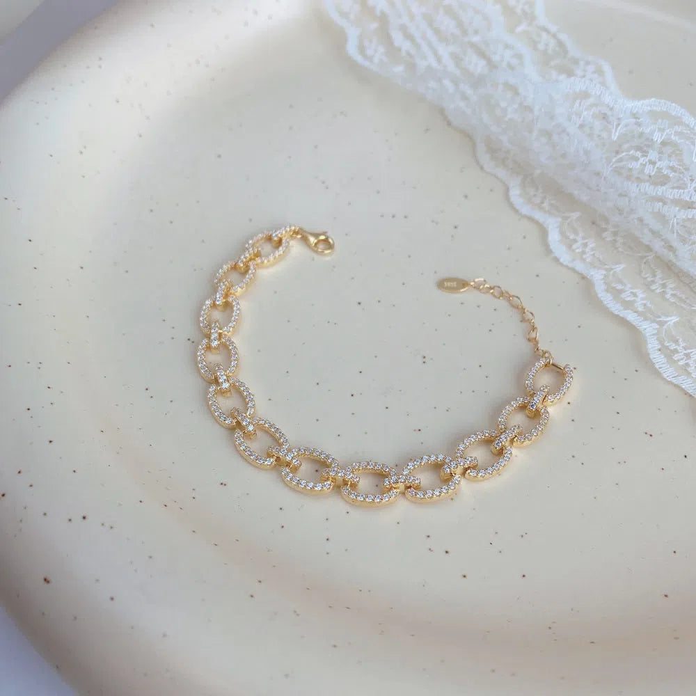 Oriana Gold Bracelet-OrifineJewels