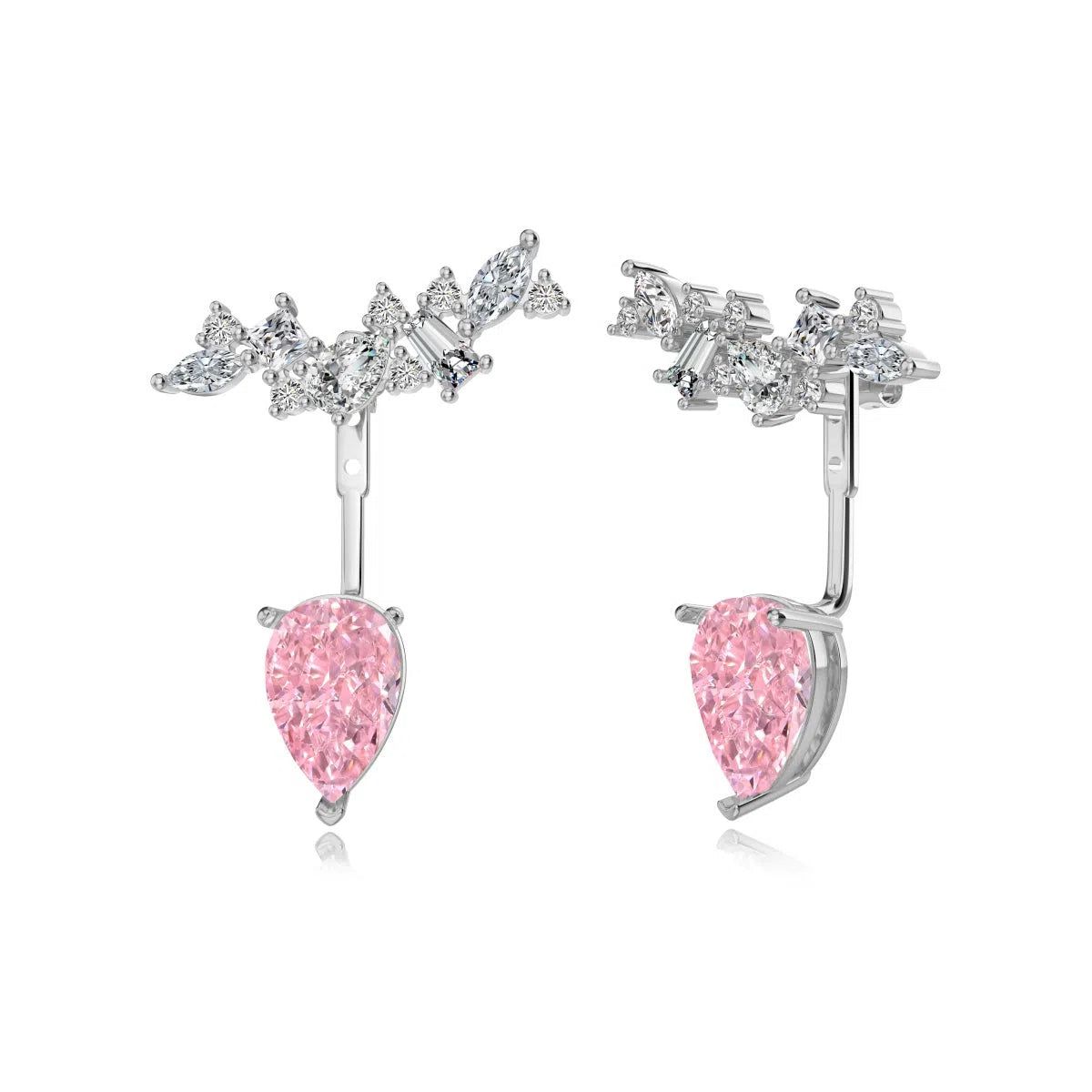 Orla pink clip earring-OrifineJewels