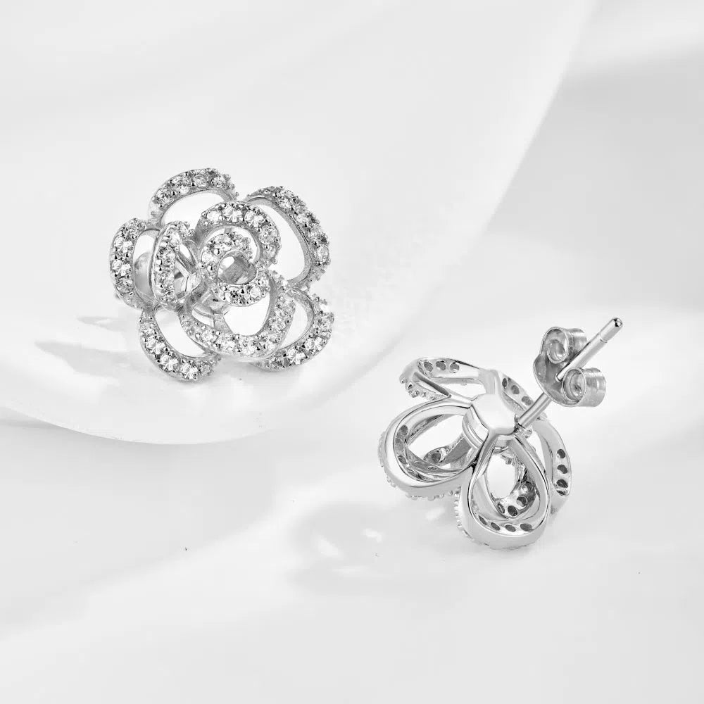 Orlena flower earring-OrifineJewels