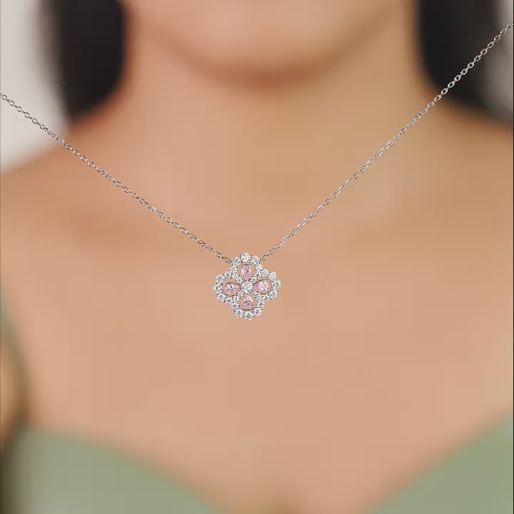 Nora pink pendant