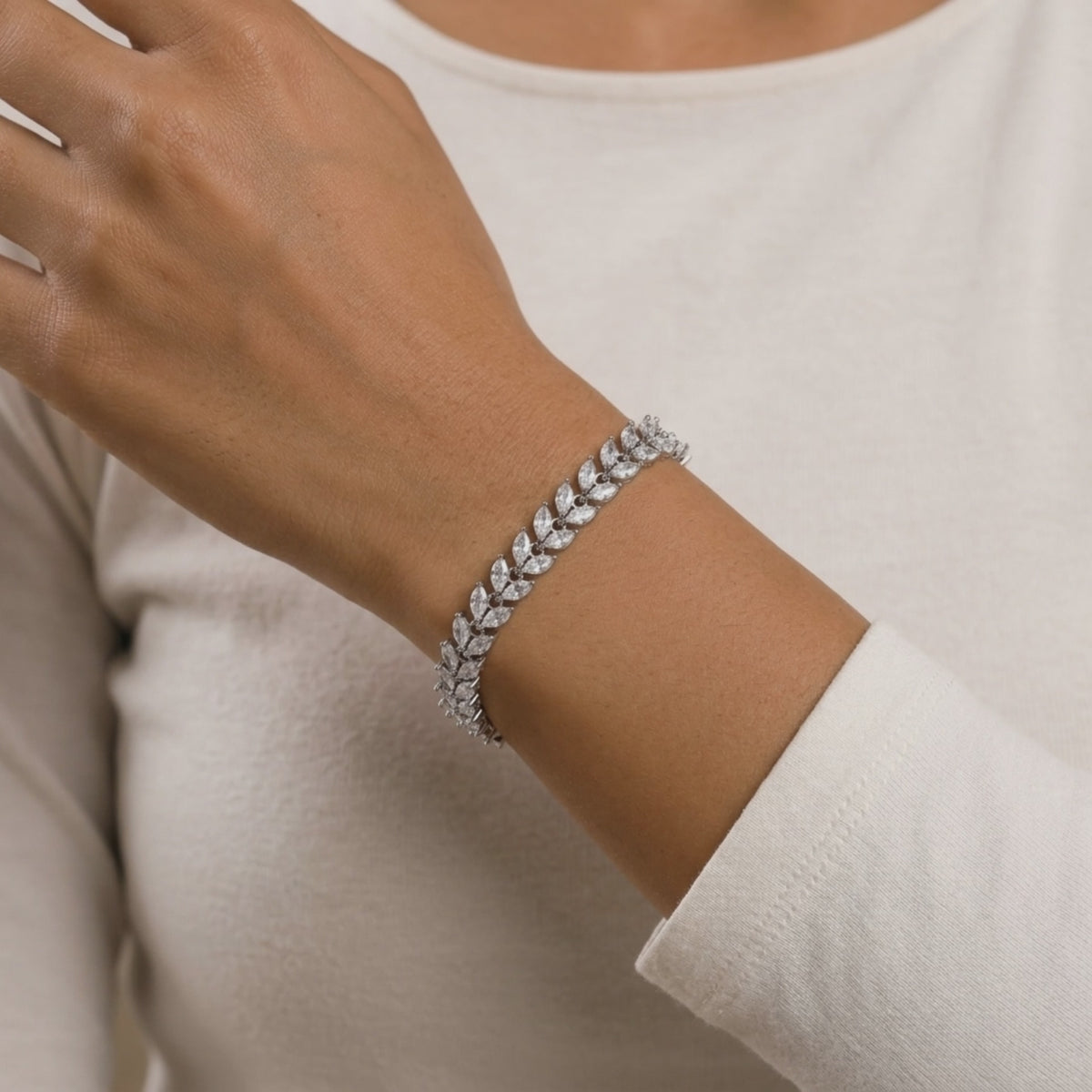 Laurier Tennis Bracelet