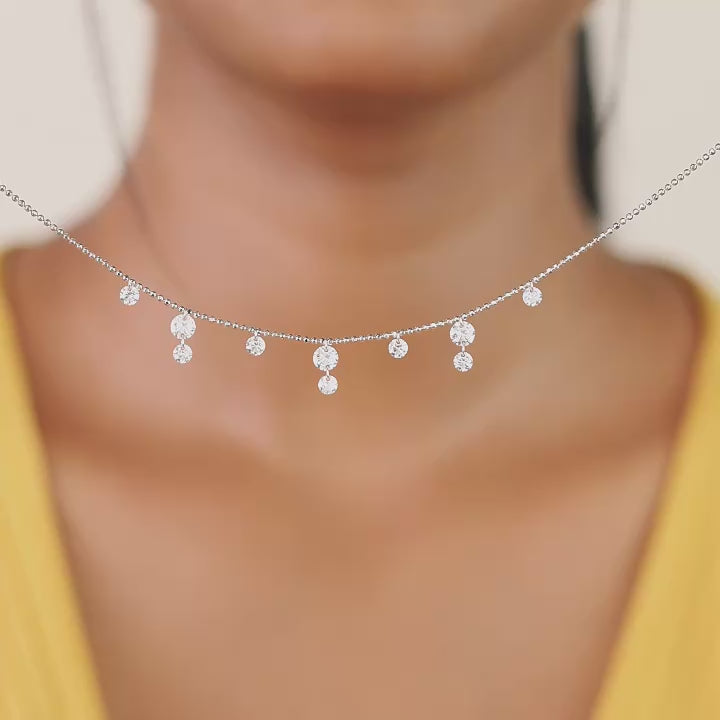 Vespera double round necklace