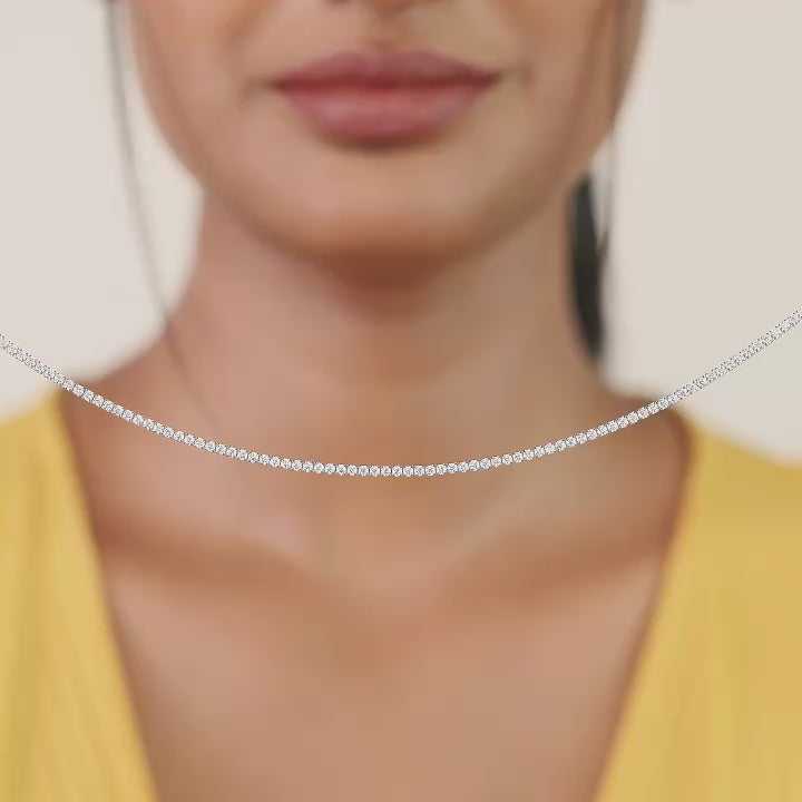 Sylvera tennis necklace