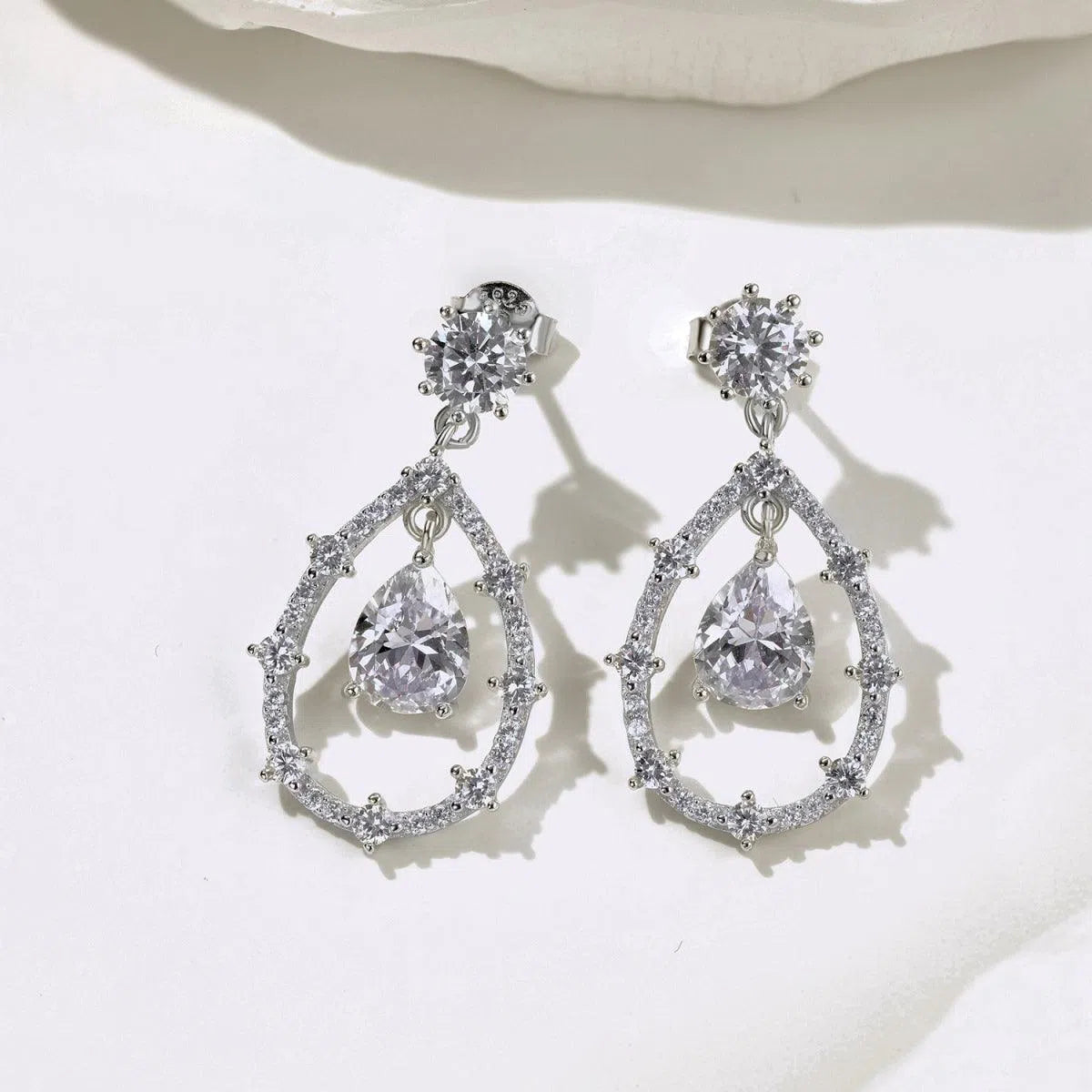 Solas crystal drop earring-OrifineJewels