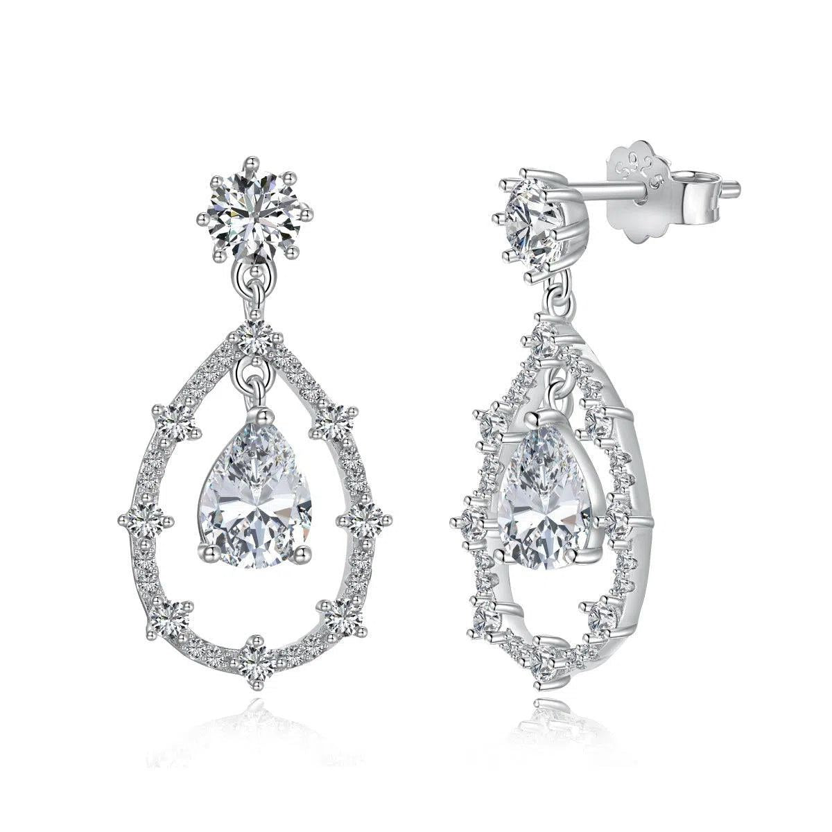 Solas crystal drop earring-OrifineJewels