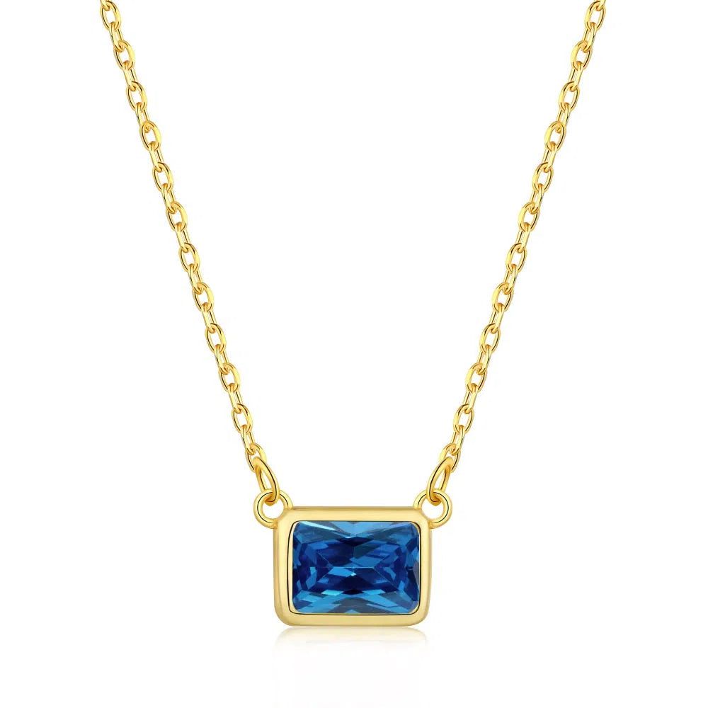 Sorella blue pendant-OrifineJewels