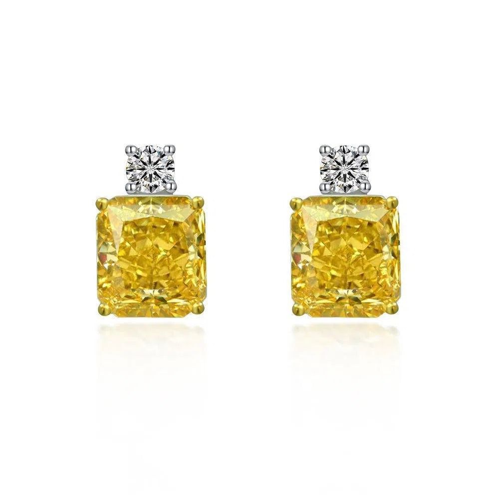 Stellar yellow studs-OrifineJewels