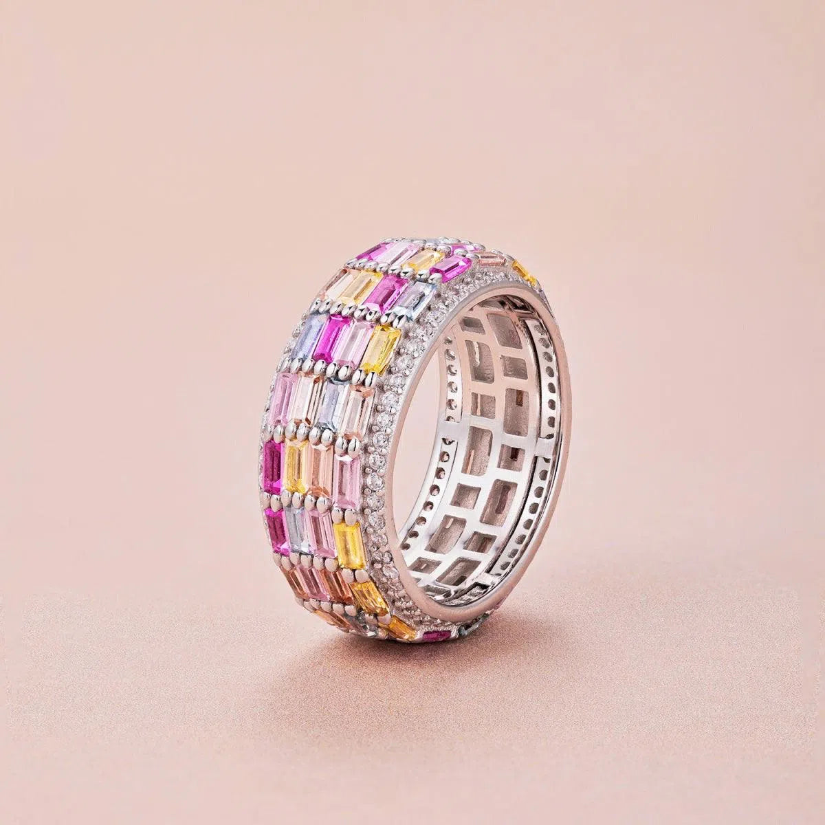 Verona cocktail round ring-OrifineJewels