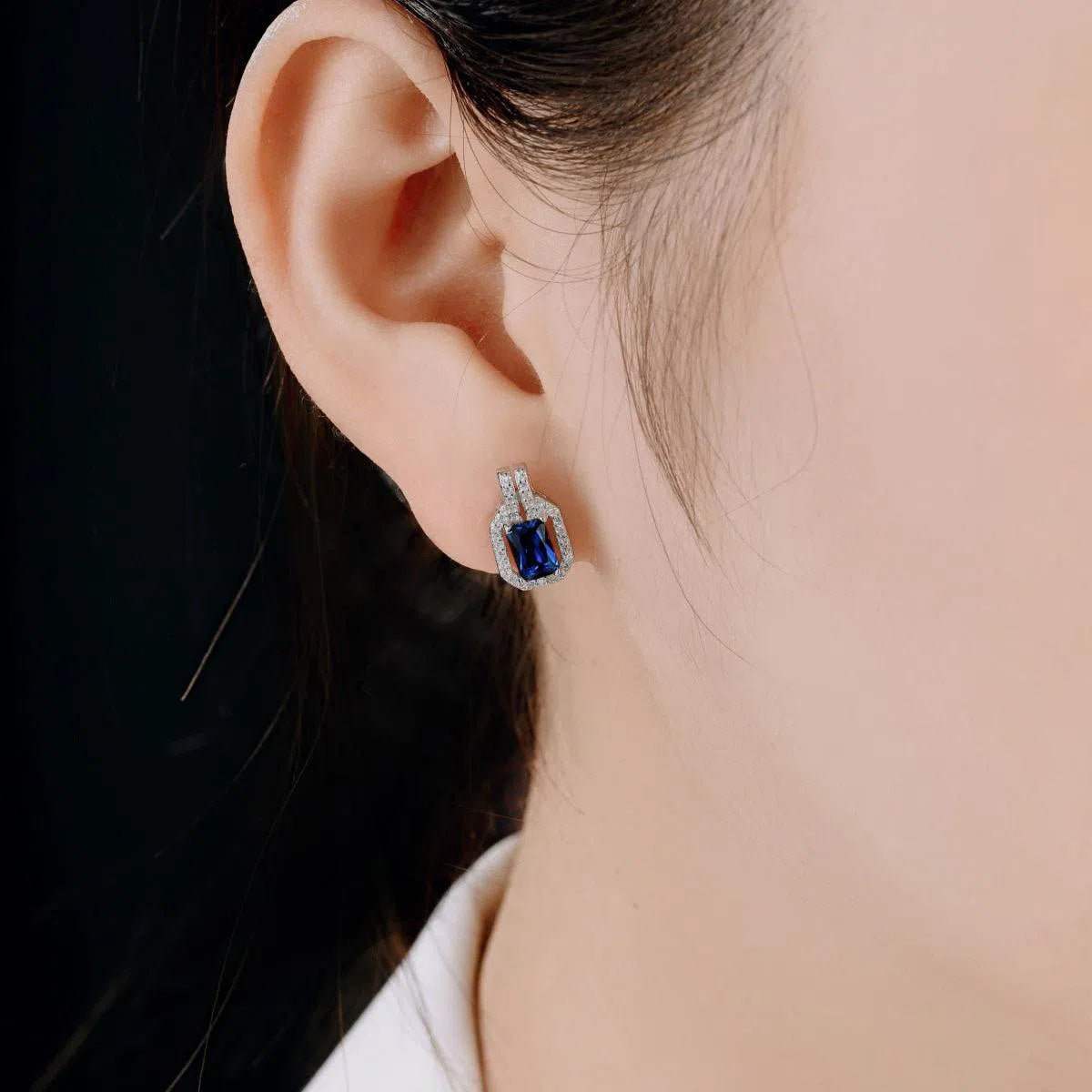 Viona blue studs-OrifineJewels